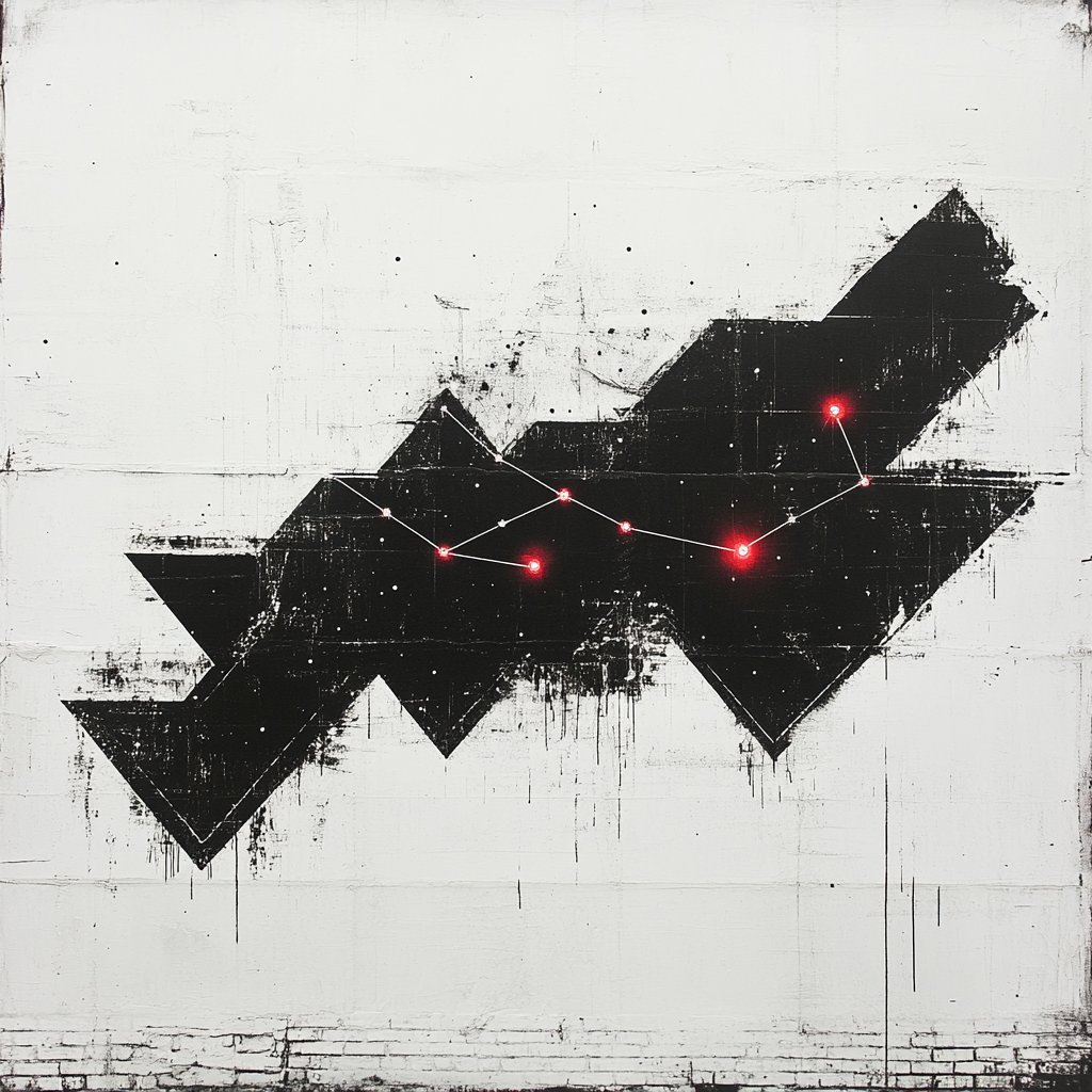 Banksy Inspired Carbon Constellation Warning paint by number