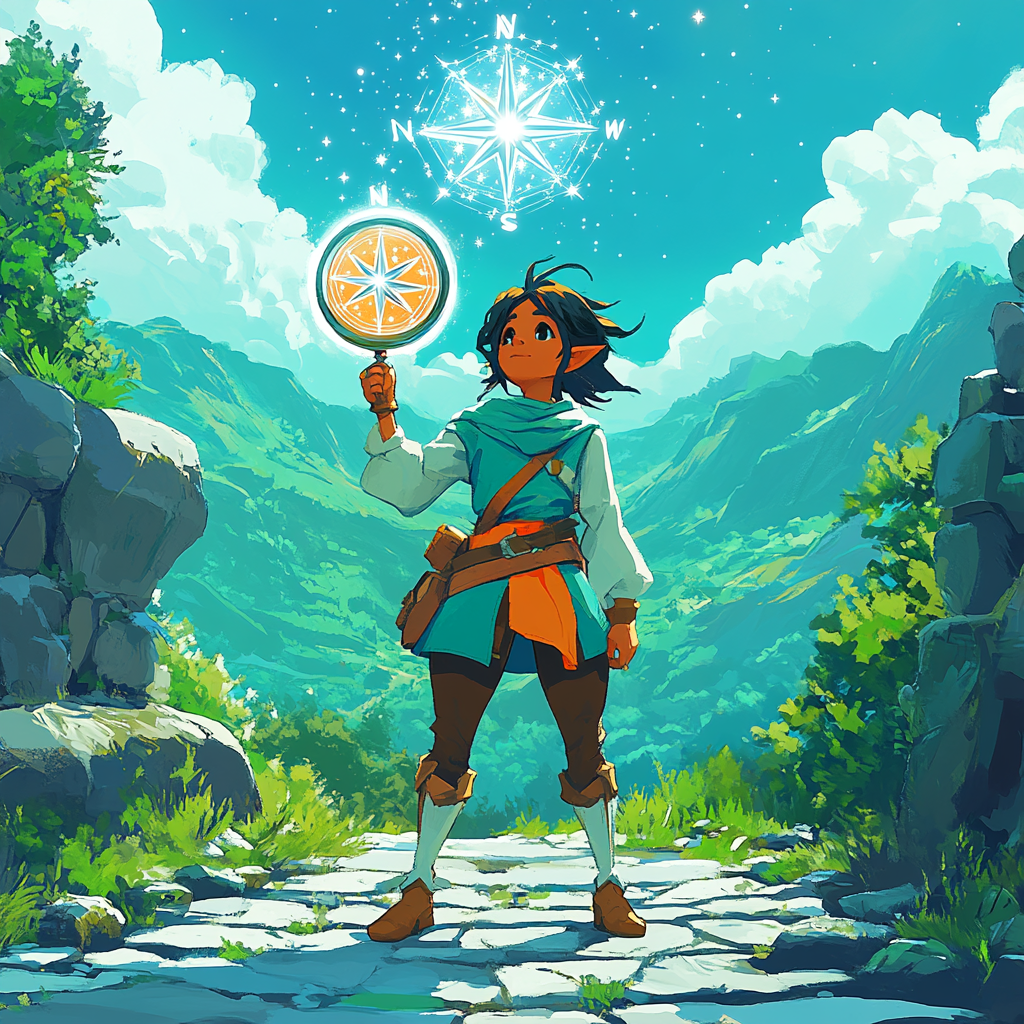 Raya Crystal Star Compass Quest Numbered painting kits