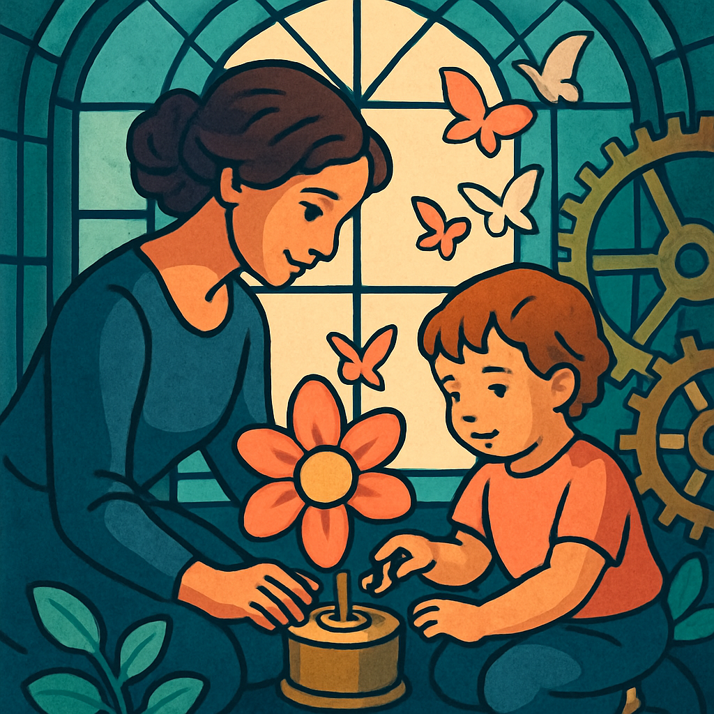 Clockwork Garden Mother Paint by numbers art