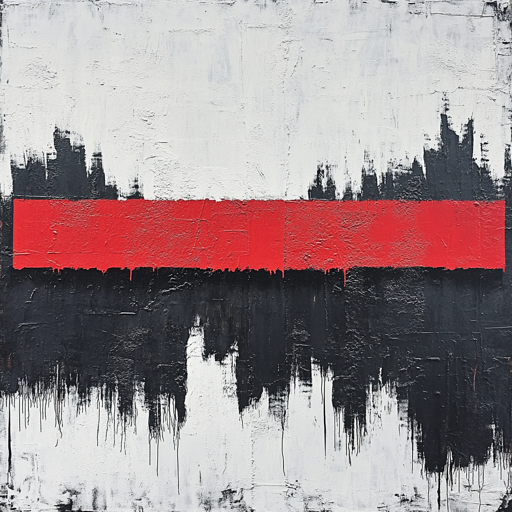 Banksy Inspired Algorithmic Silence paint by number