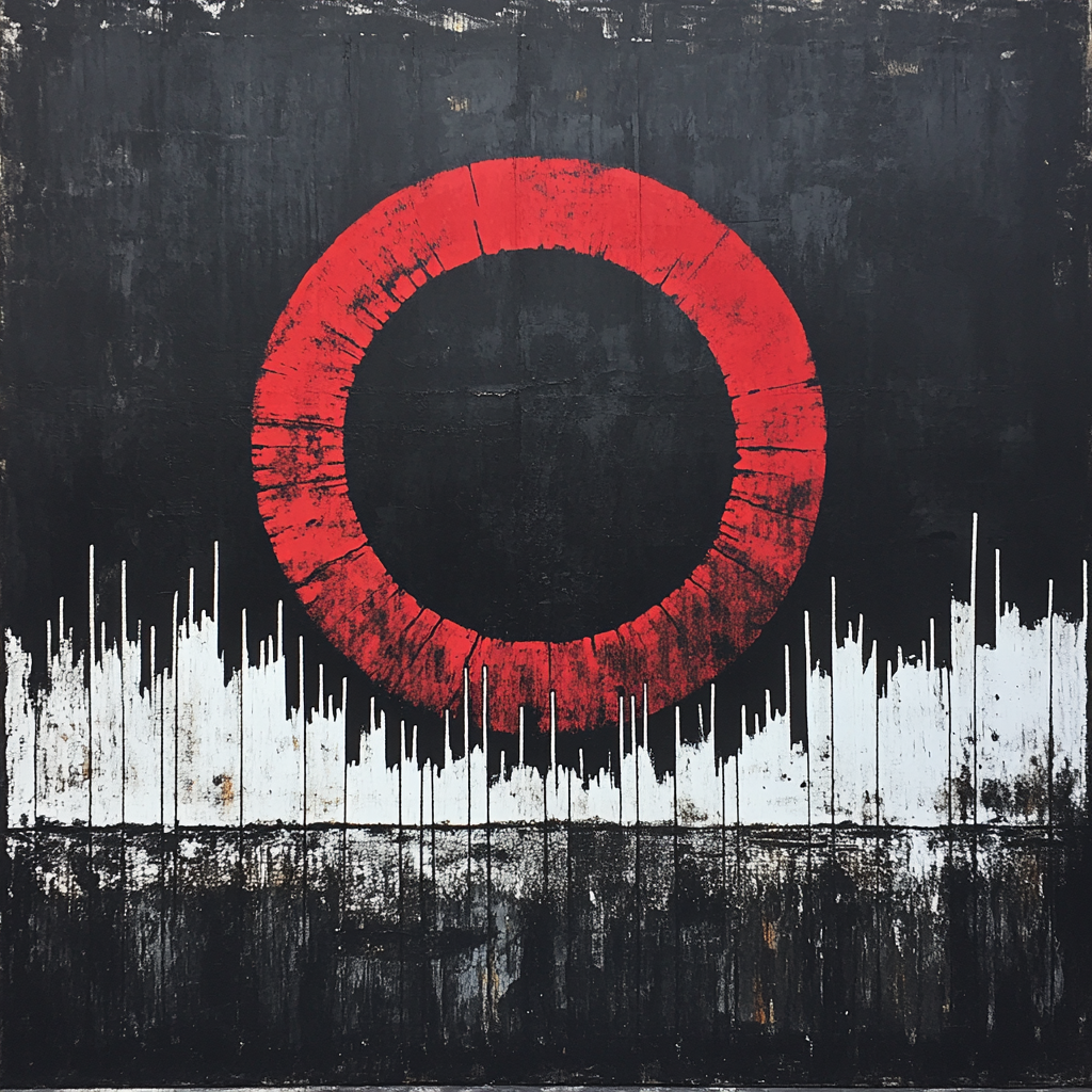 Banksy Inspired Carbon Eclipse Manifesto paint by number