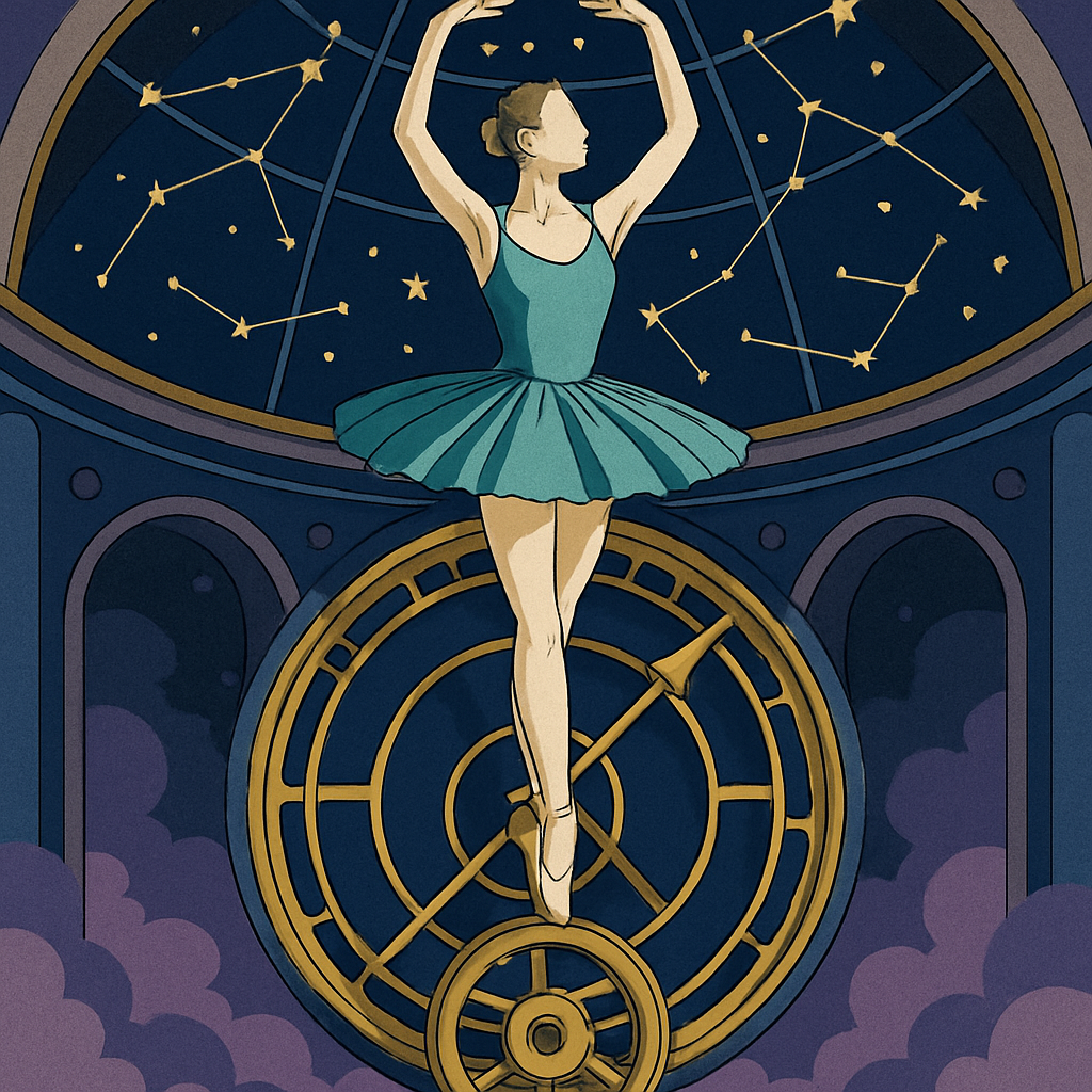 Clockwork Observatory Ballet Reverie Numbered painting kits