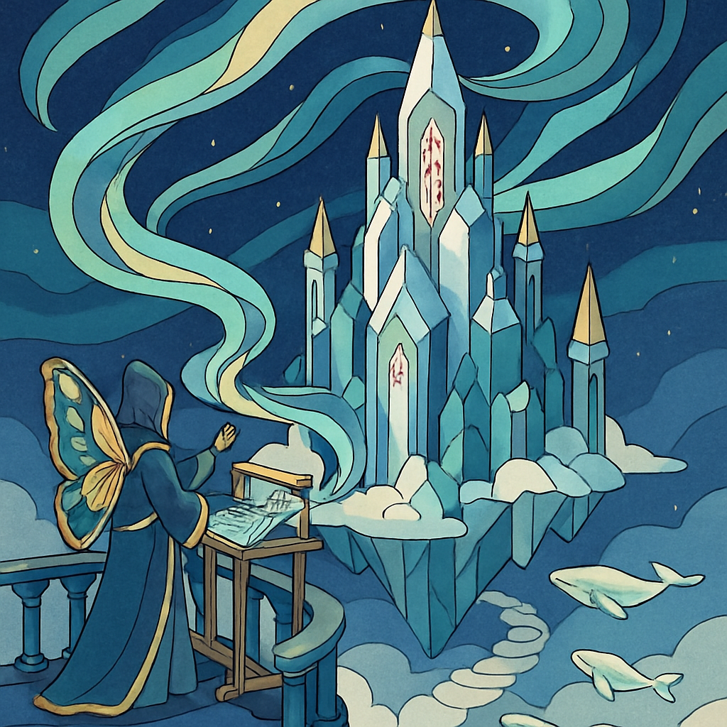 Aurora Loom Fantasy Citadel paint by number