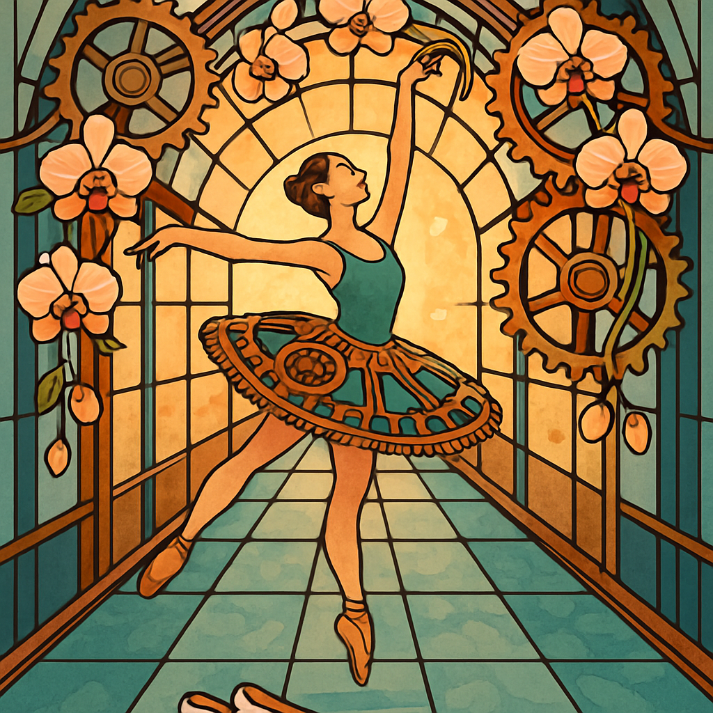 Clockwork Conservatory Ballet Paint by numbers kits