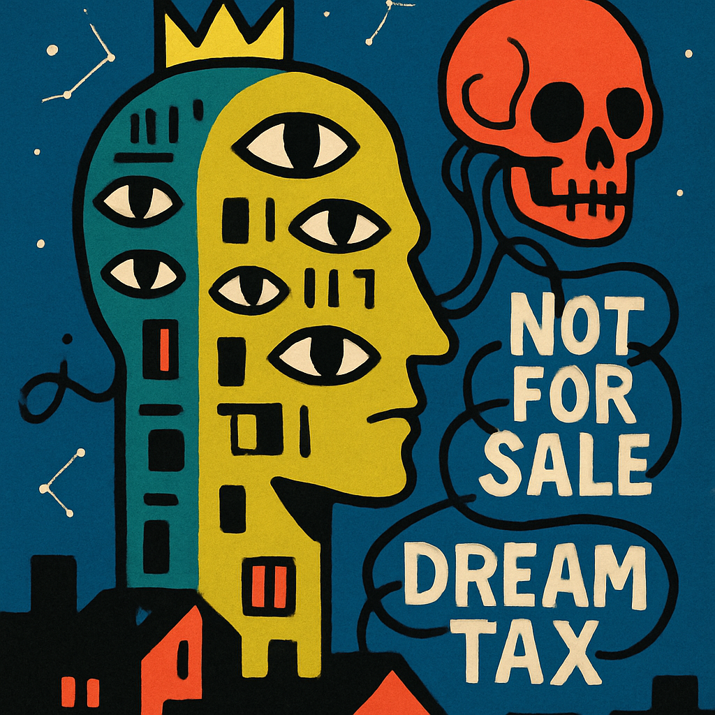 Neon Palimpsest In Basquiat Style DIY paint by numbers