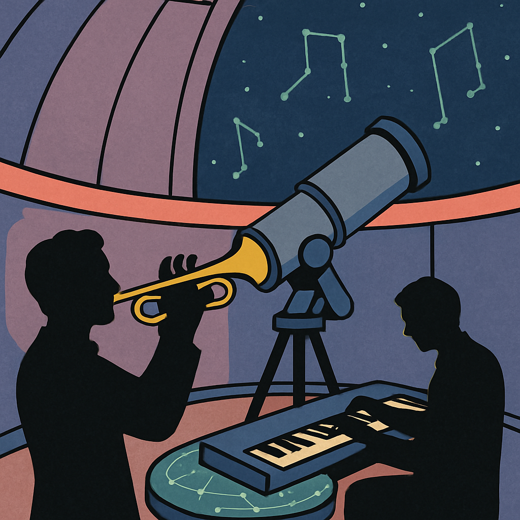 Improvisation In Jazz Observatory Painting by numbers kit