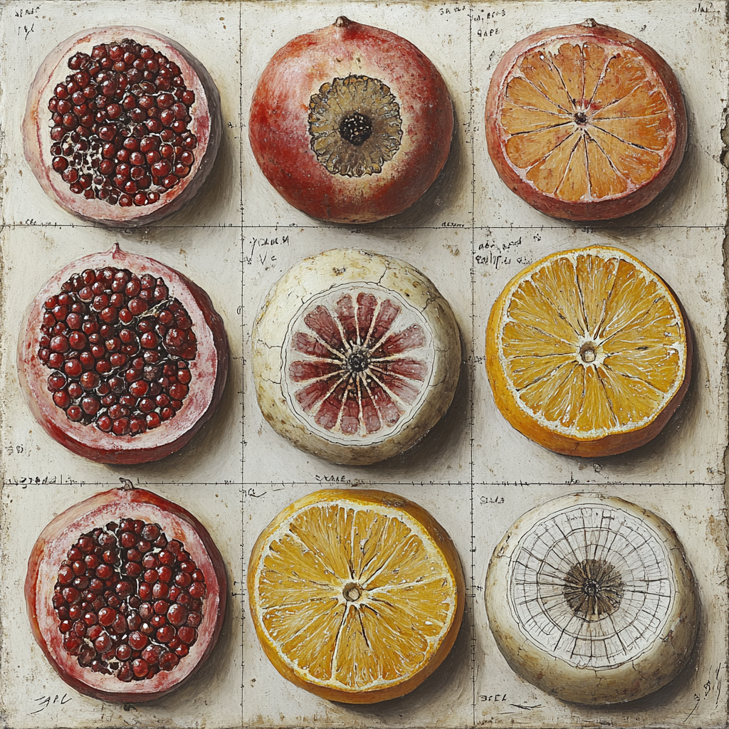 Michelangelo Inspired Fossilized Orchard Nebula DIY paint by numbers