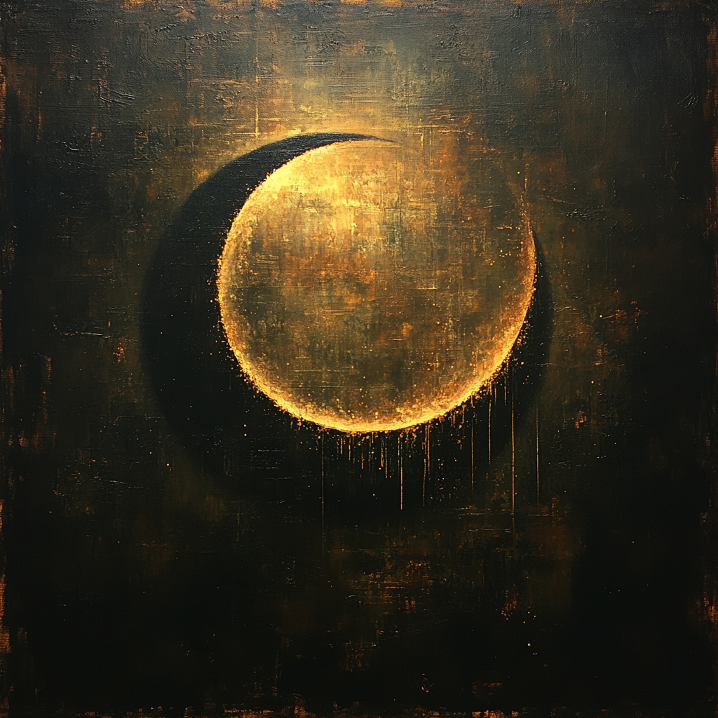 Caravaggio Inspired Chiaroscuro Eclipse Bloom Of Shadow And Ember Paint by numbers kits