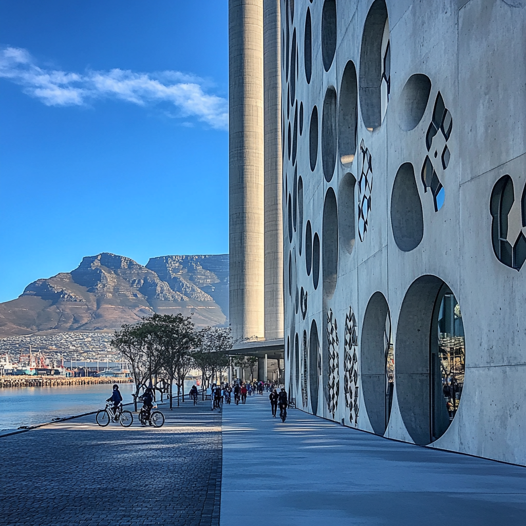 Industrial Chic Of Zeitz MOCAA Waterfront Cape Town South Africa Paint by numbers kits