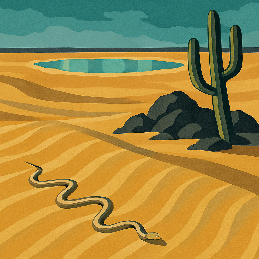 Desert Echoes Of The Glass Dunes Numbered painting kits