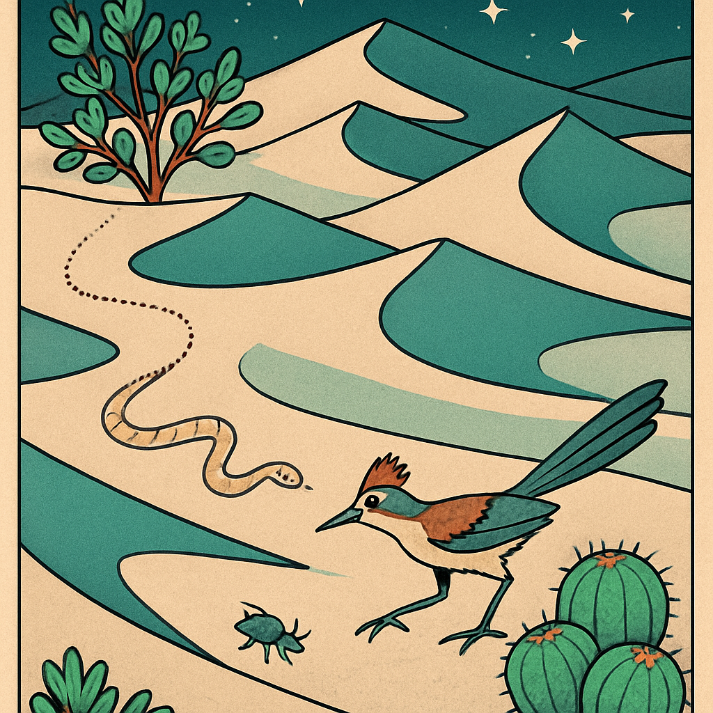 Starlit Glass Dunes Desert-Crafted painting number kit