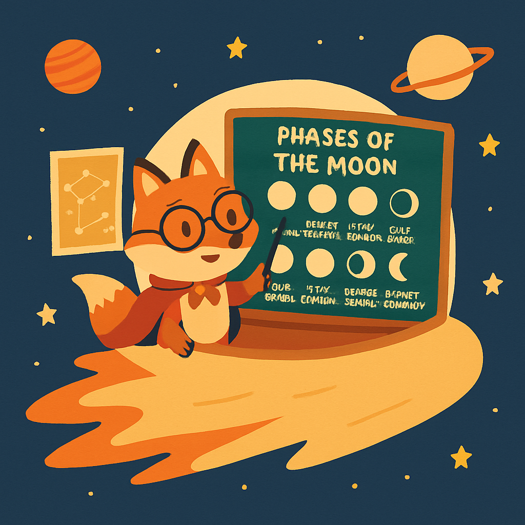 Comet Classroom With The Fox Astronomer paint by number