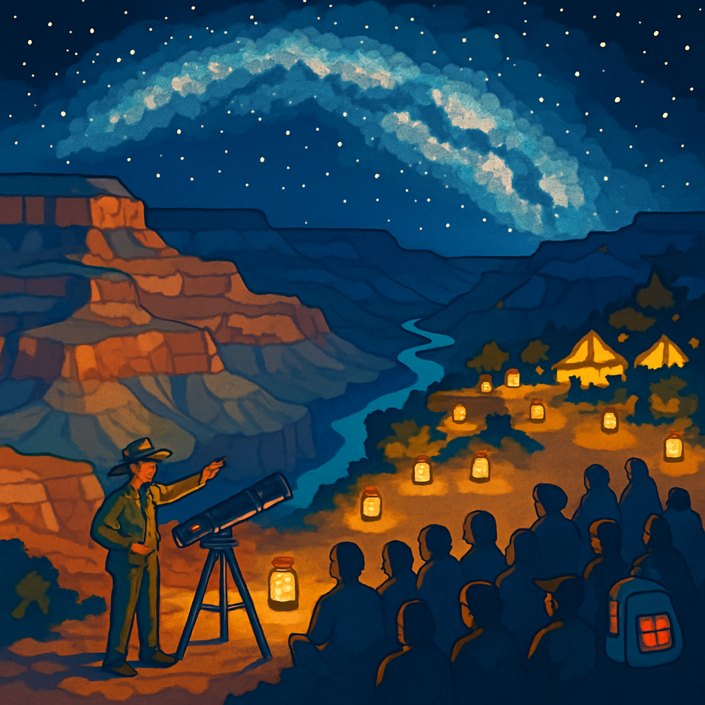 Canyon Stargazer Festival In USA Numbered painting kits