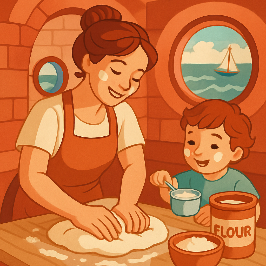Mother In The Lighthouse Kitchen Paint by numbers kits