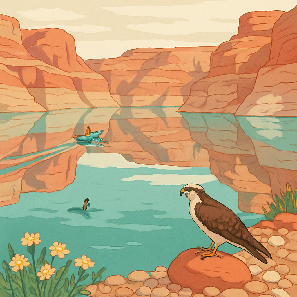 Lake Crafted Mirror Canyons Painting by numbers kit