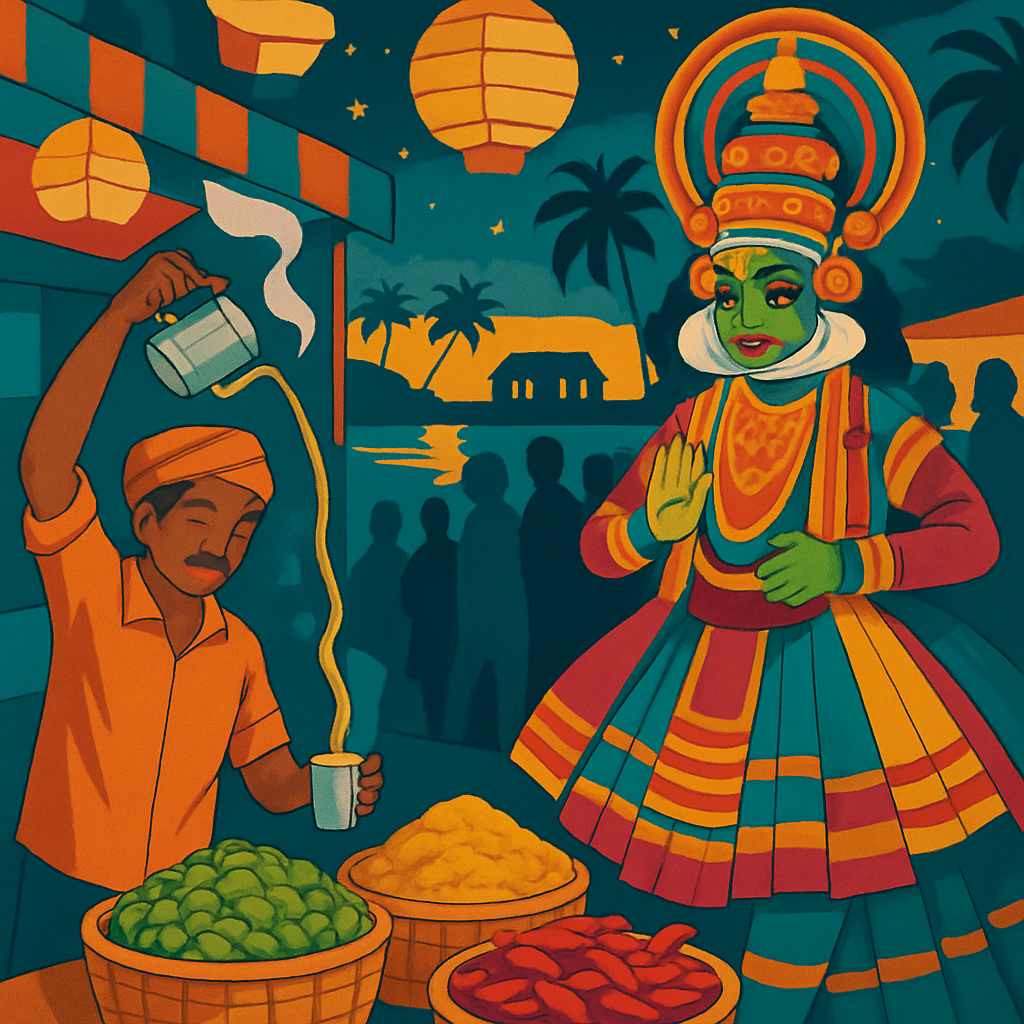 Spice Market Lanterns India paint by number