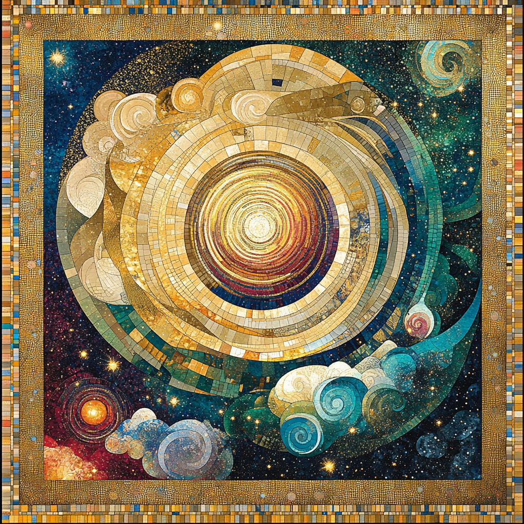 Gustav Klimt Inspired Aurelia Nebula Tapestry Paint by numbers kits