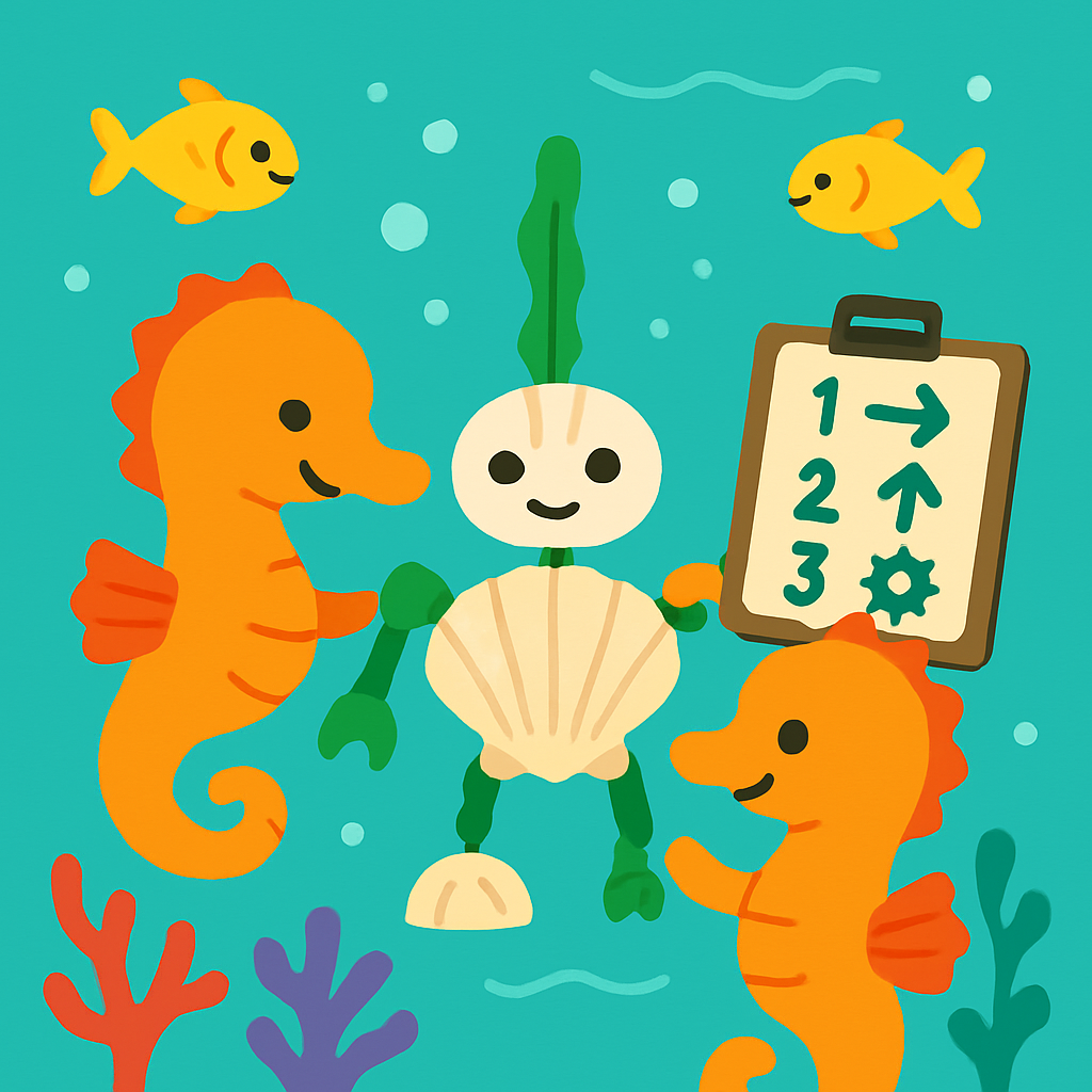 Coral Code Seahorse Engineers Paint by numbers kits