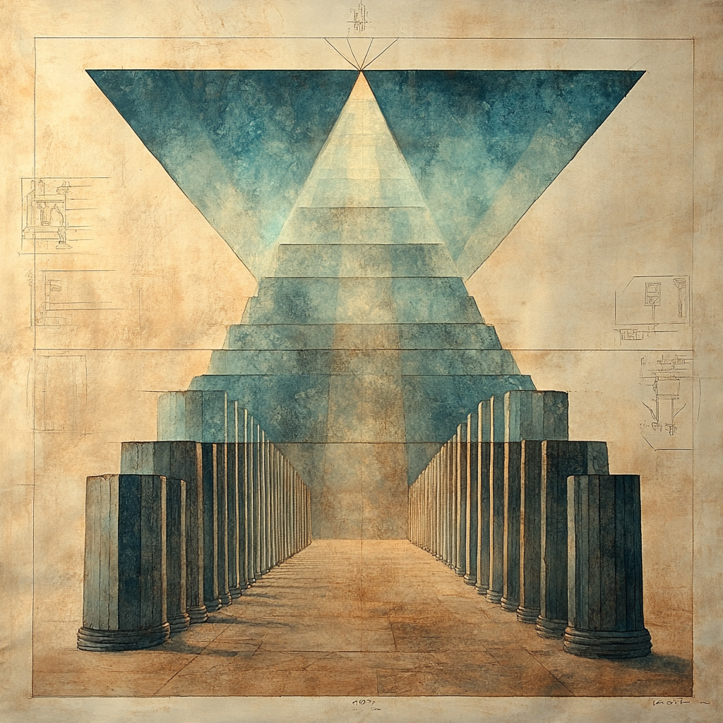 Michelangelo Inspired Aurora Basalt Garden Numbered painting kits