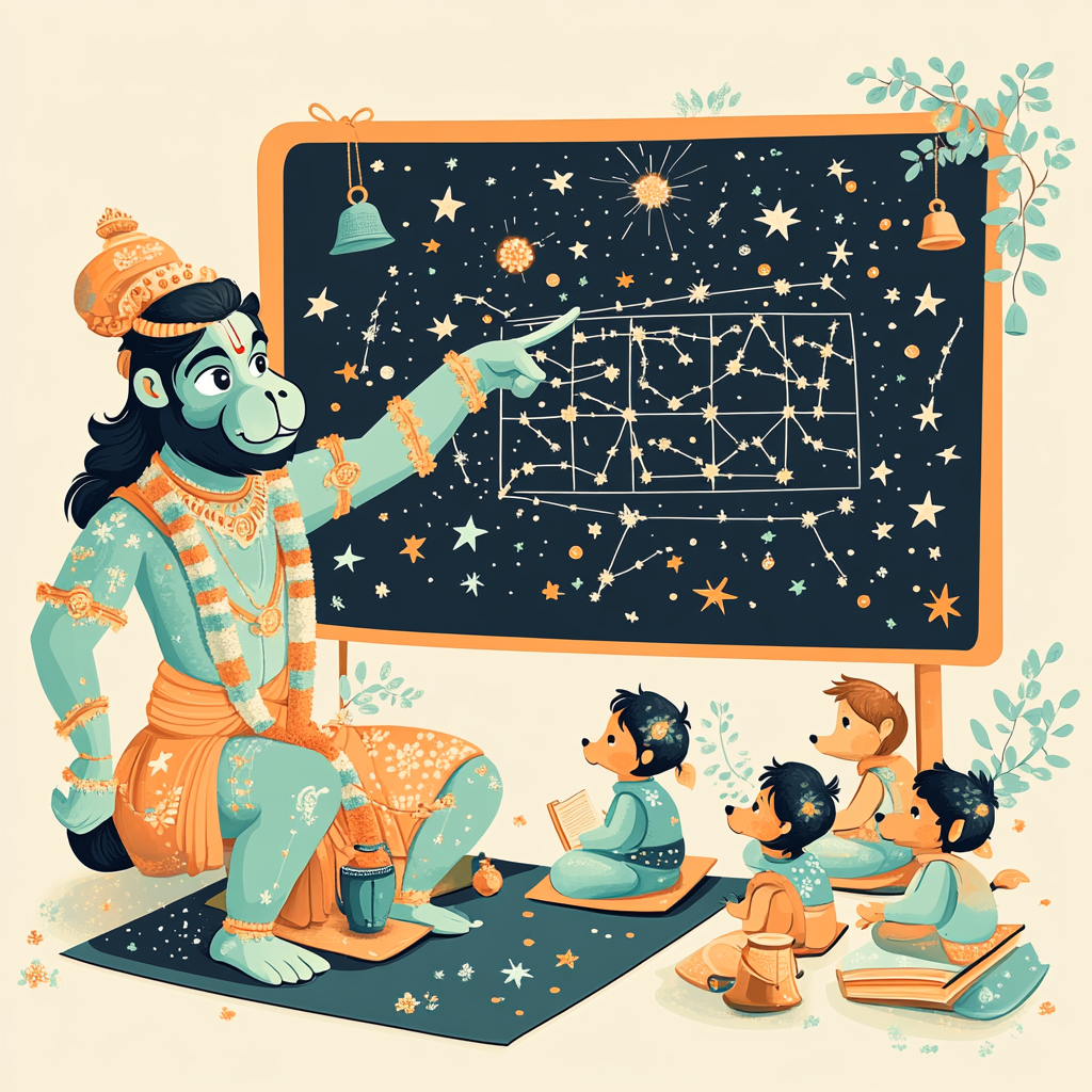 Hanuman Starlight Classroom paint by color