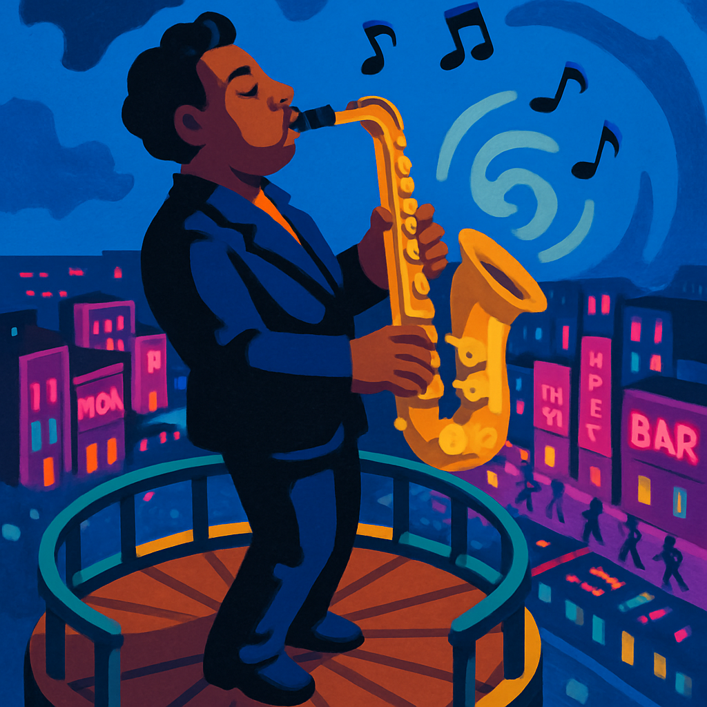 Midnight Carousel With Jazz Solos Paint by numbers art