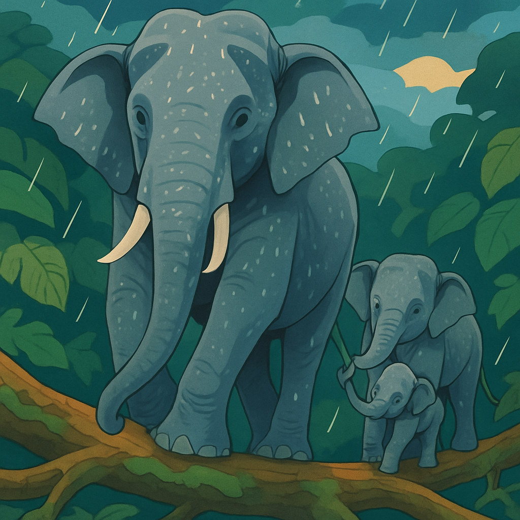 Monsoon Canopy Elephant Parade Painting by numbers kit