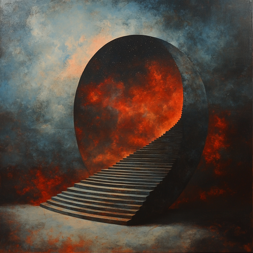 Michelangelo Inspired Nebula Helix Painting by numbers kit