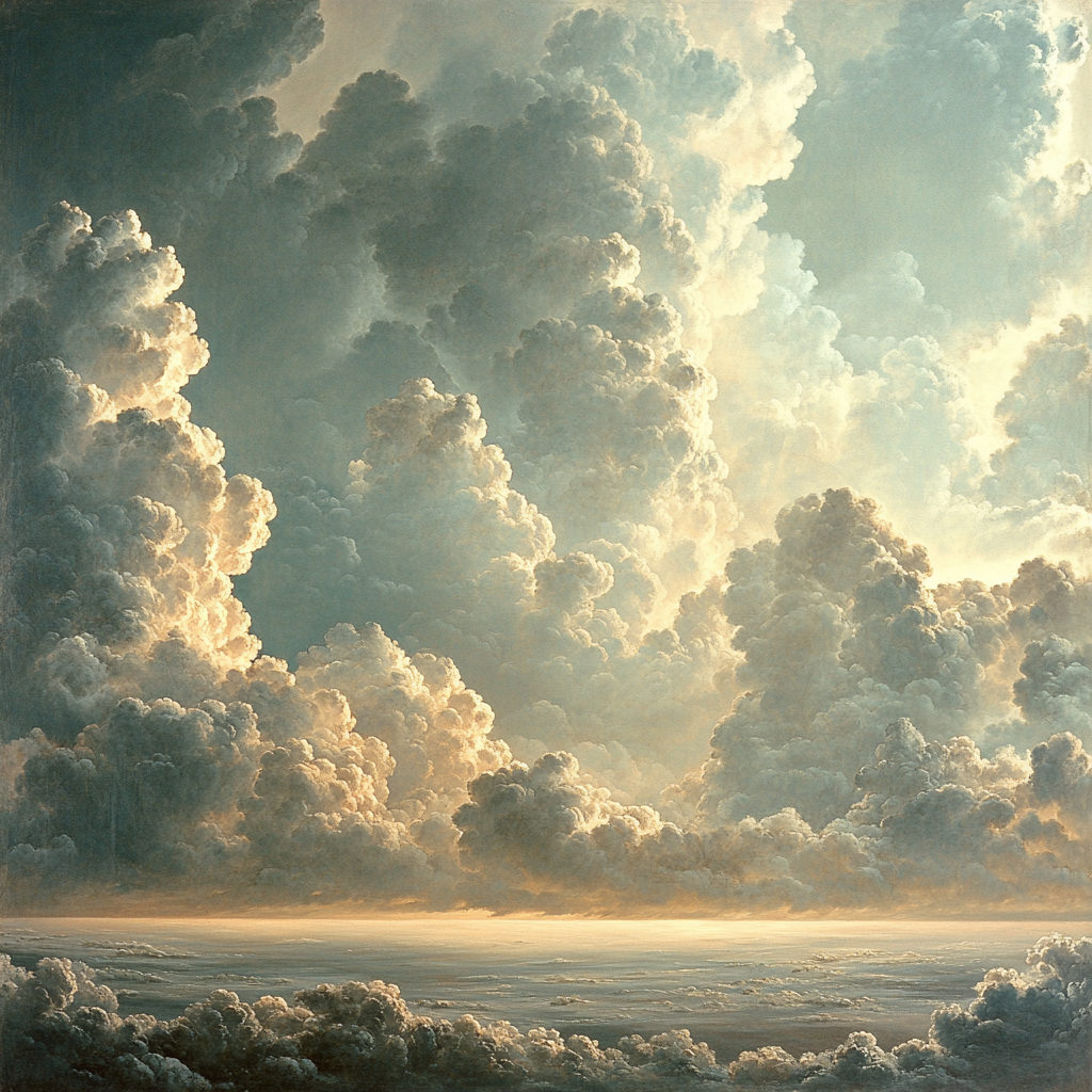 Michelangelo Inspired Tempest Stratocumulus Painting by numbers kit