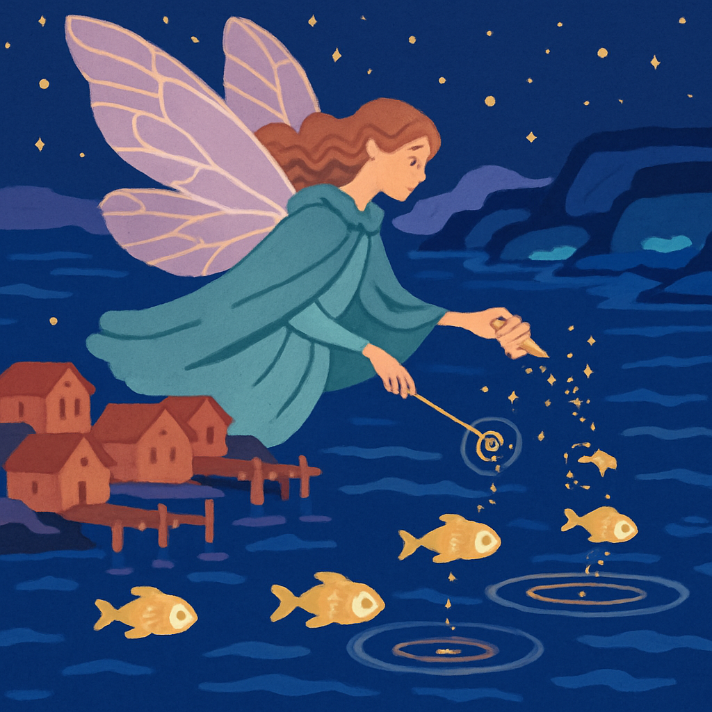 Moonlit Harbor With Fairy Lanterns Paint by numbers kits