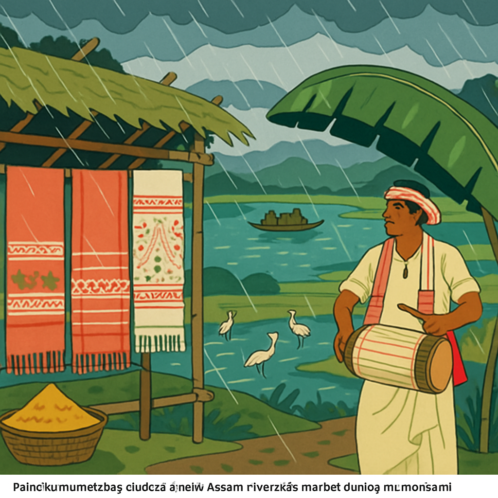 India Monsoon Weavers Market Numbered painting kits