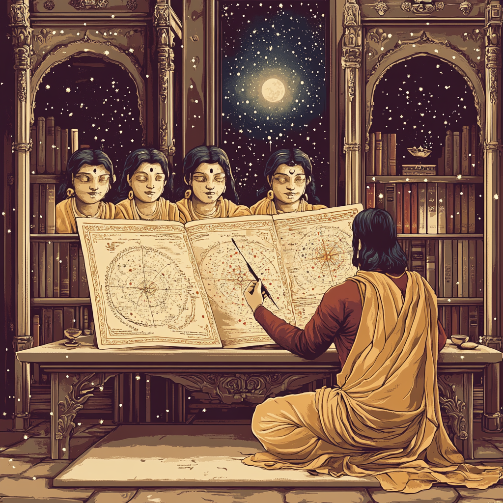 Brahma Dream Atlas In The Quiet Library Paint by numbers art