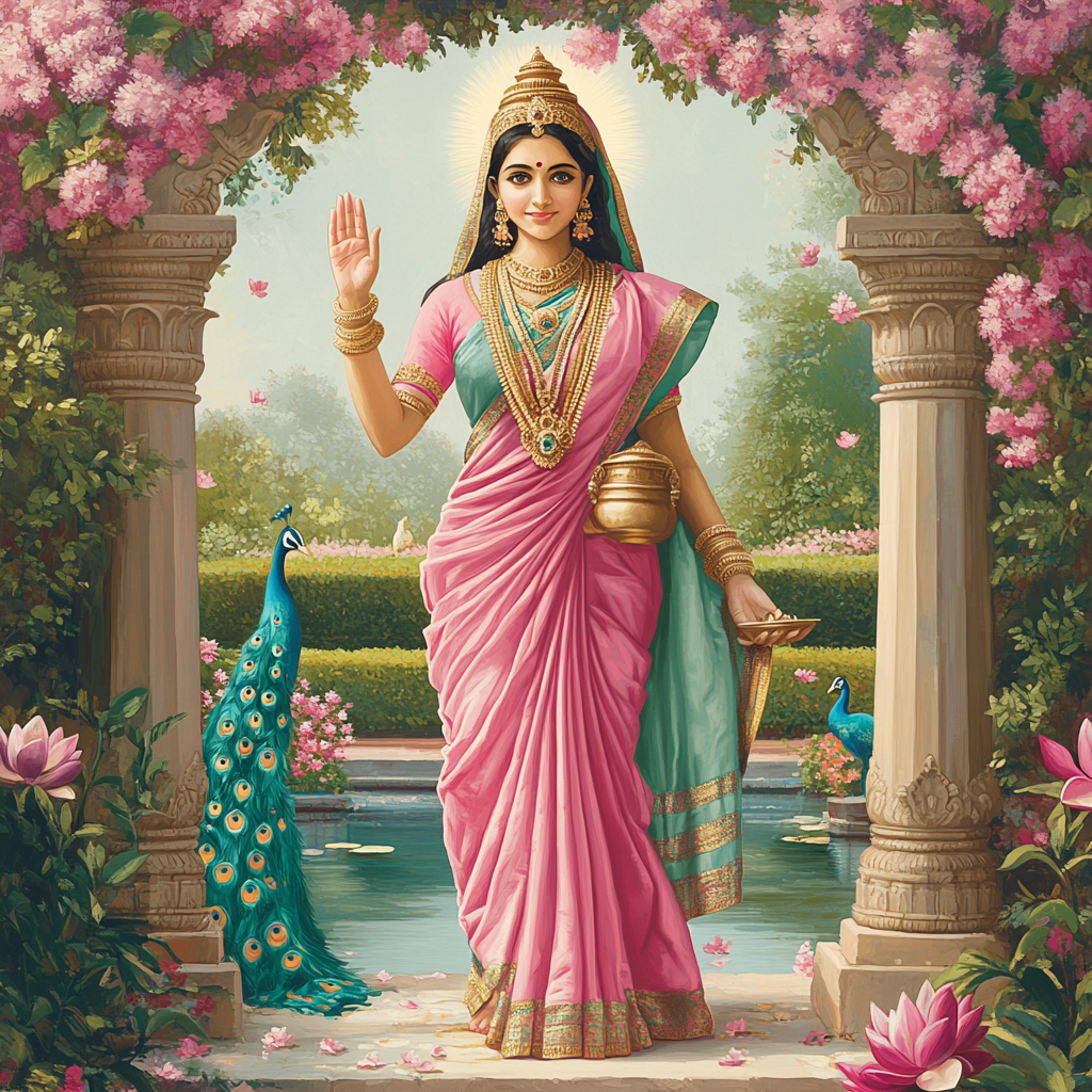 Garden Arch Parvati Blessing paint by color