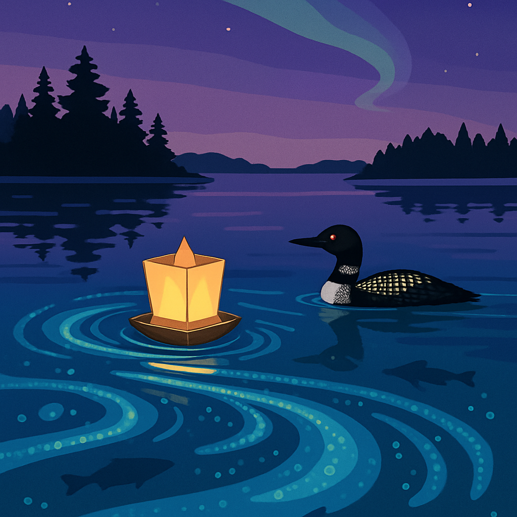 Lake Lantern Night Drift paint by color