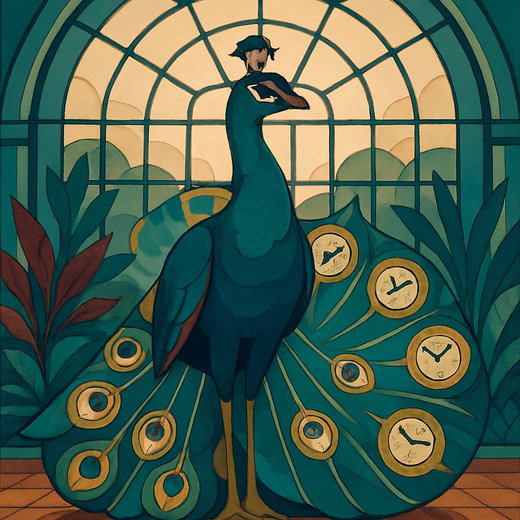 Clockwork Conservatory Peacock paint by color