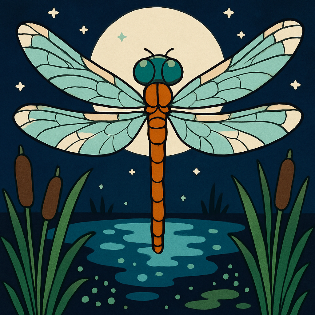 Marsh Lantern Dragonfly Paint by numbers kits