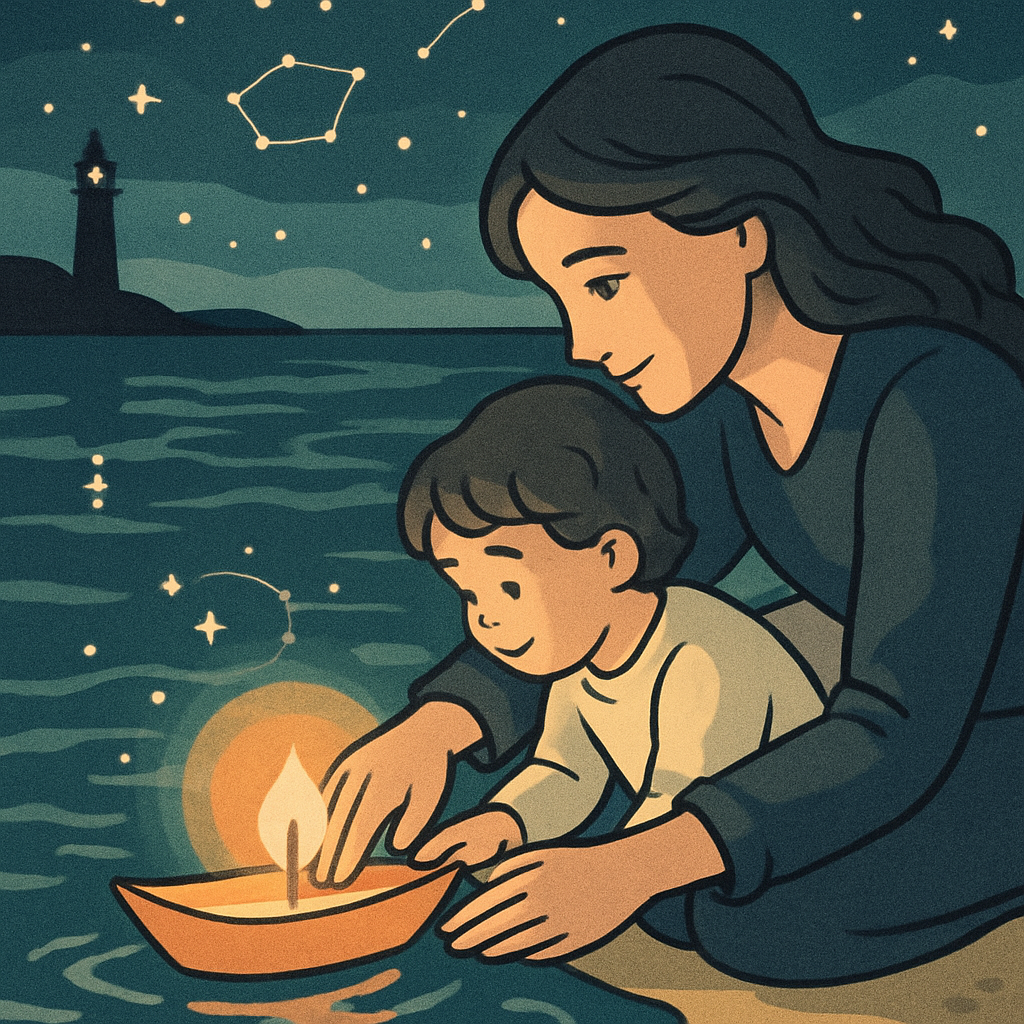 Mother Crafted Lantern Harbor Painting by numbers kit