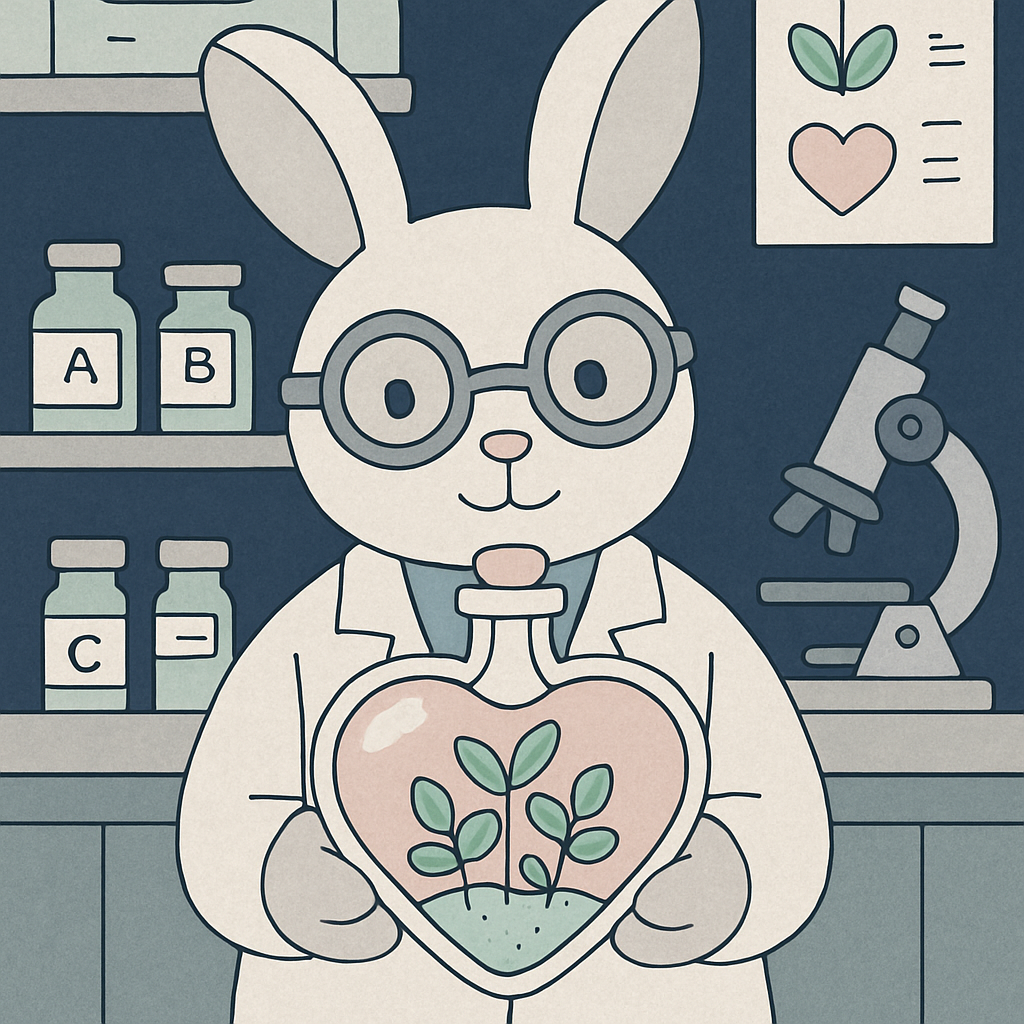 Valentines Day Botanical Lab Heart Terrarium paint by color