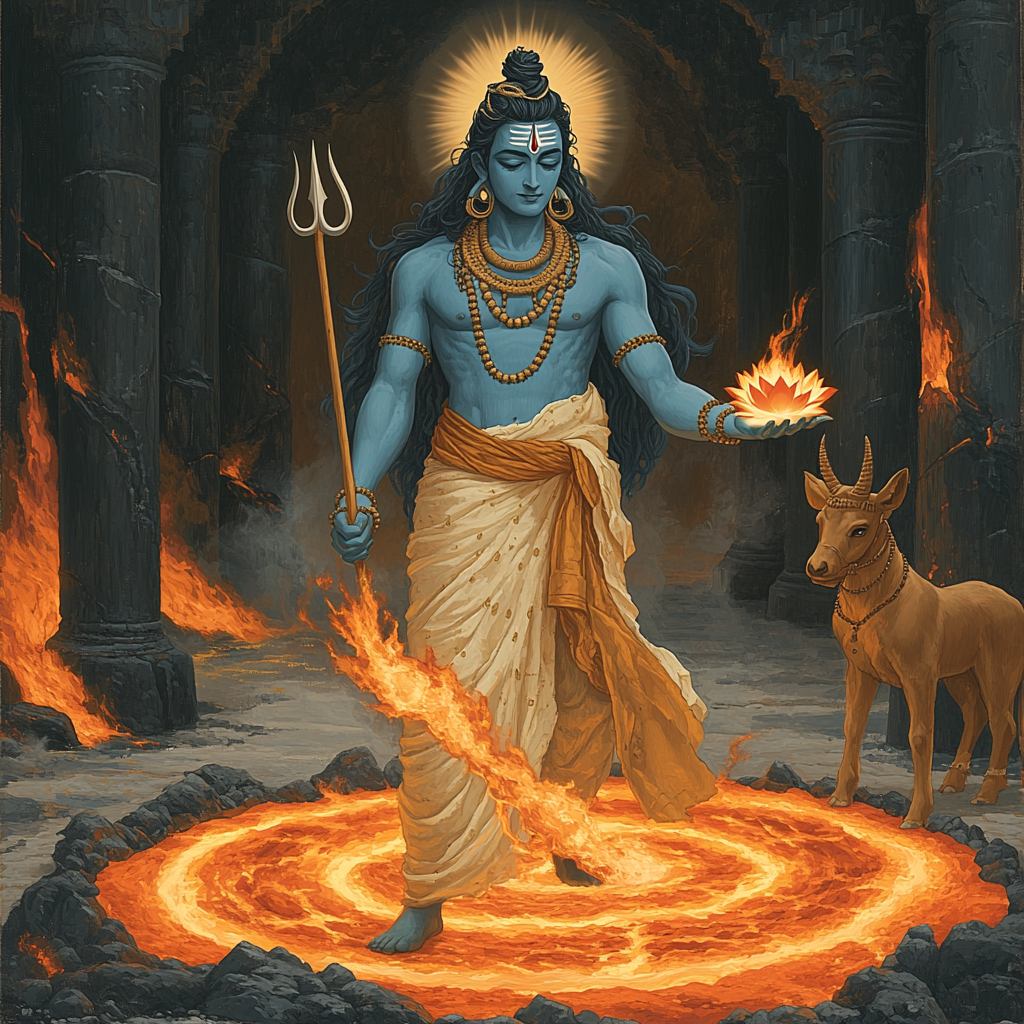Shiva-Ember Lotus Forge Paint by numbers kits