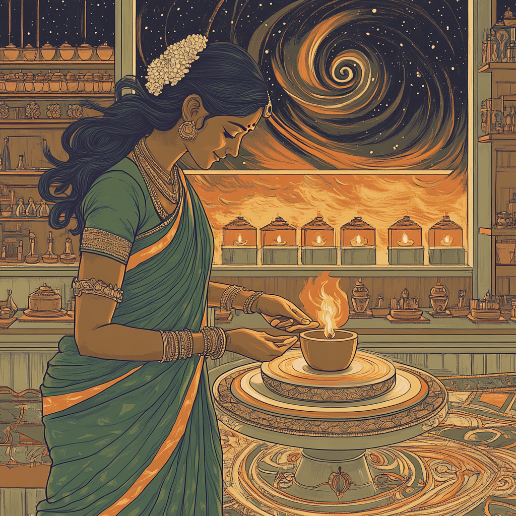 Parvati Crafted Blessings In Cosmic Clay paint by color