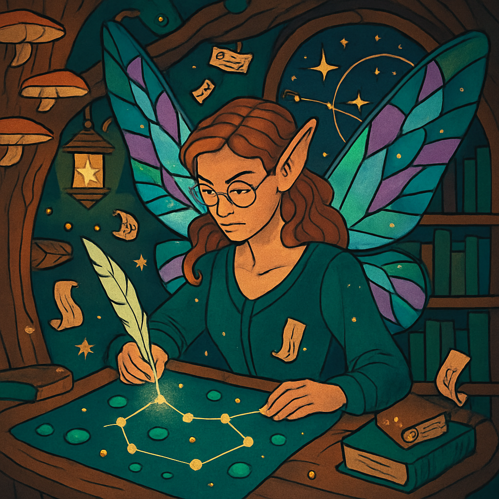 Library Of Dewdrop Fairy Cartographers Numbered painting kits