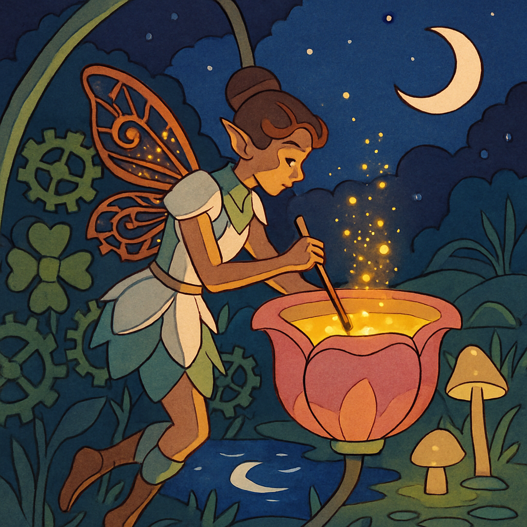 Moonlit Nectar Guild Fairy paint by color