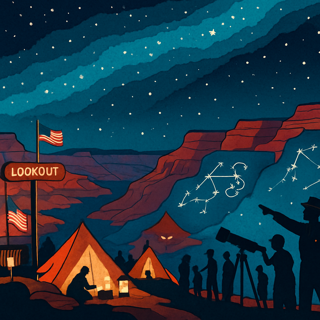 Canyon Stargazer Festival In The USA Paint by numbers art