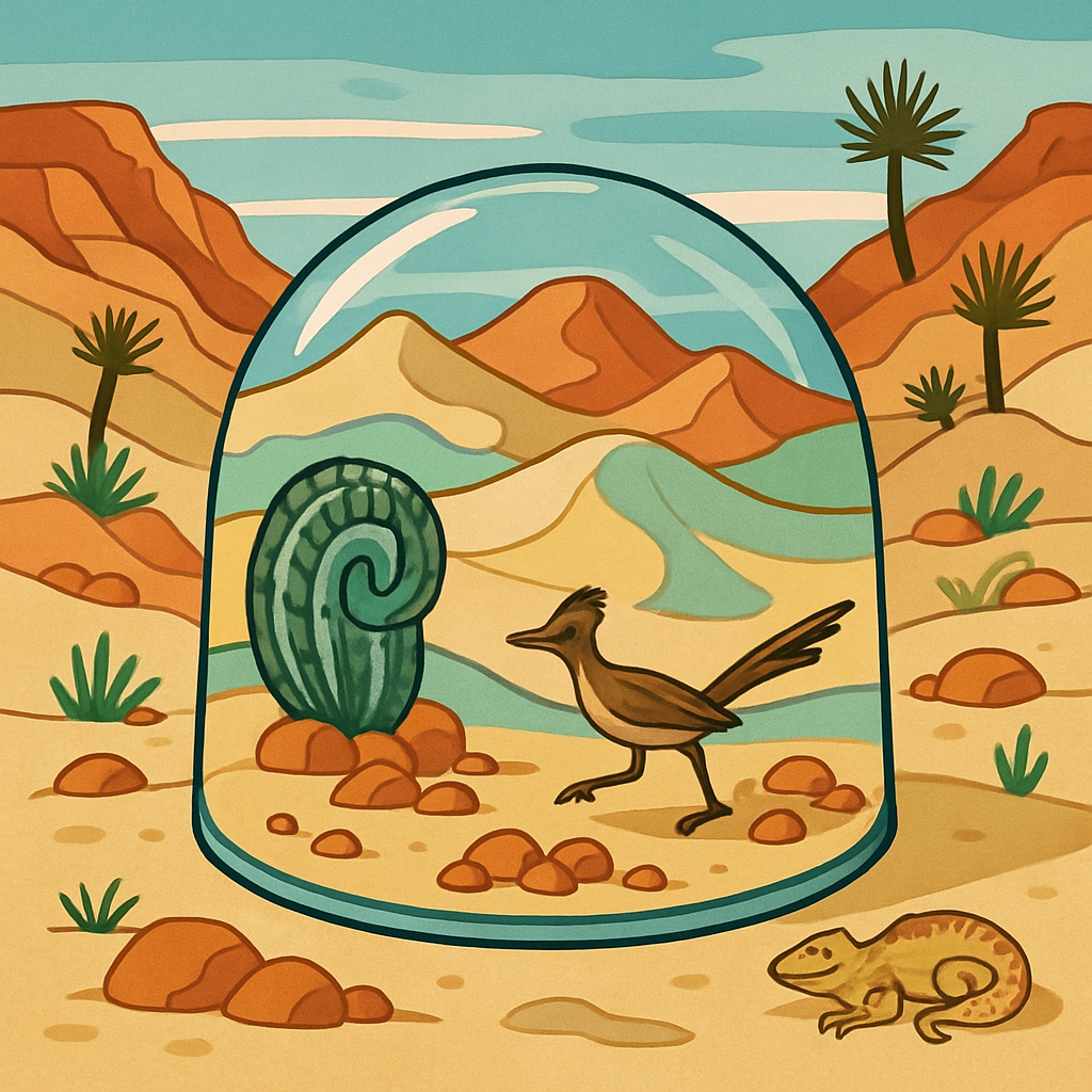 Desert Crafted Glass Dune Garden painting number kit