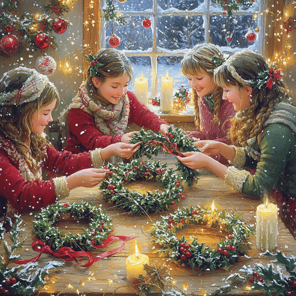 Wreathmakers By Windowlight paint by color