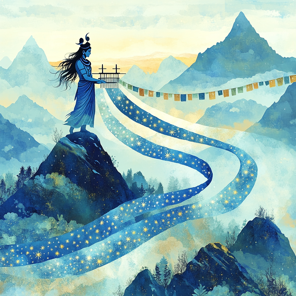 Shiva Skyloom Weaver Number painting