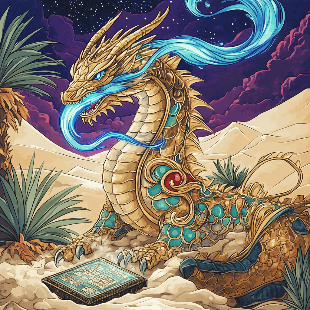 Clockwork Oasis Dragon Reliquary Numbered painting kits