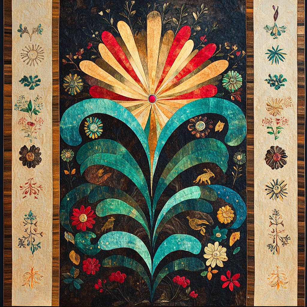 Frida Kahlo Inspired Volcanic Heartbeat Aurora Paint by numbers art