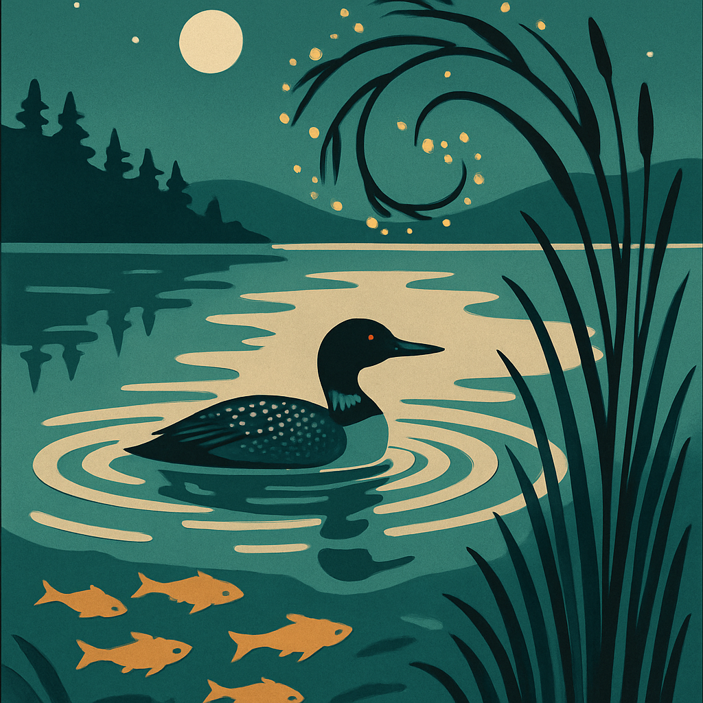 Clockwork Reeds At The Lake paint by color