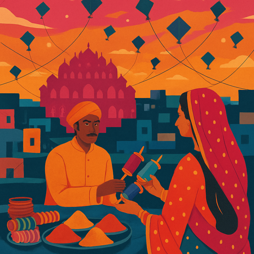 Silk Kite Bazaar India Crafted paint by color