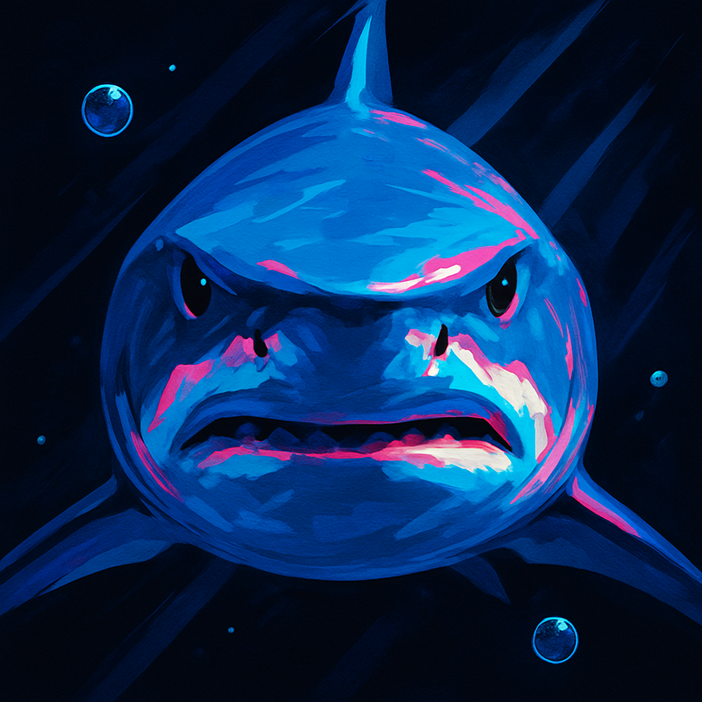 Vivid Reef Shark Frontline Painting by numbers kit